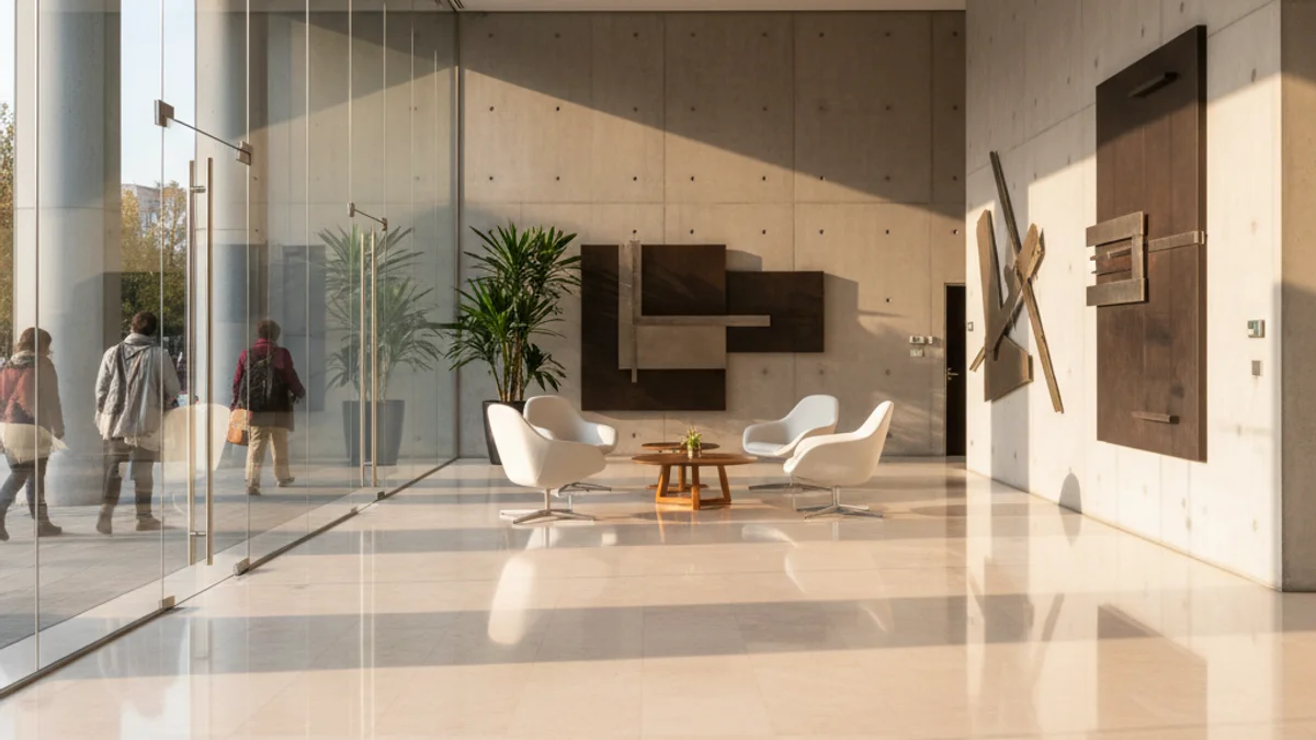 Imagen genérica de un entorno de trabajo moderno e impecable que transmite profesionalidad.